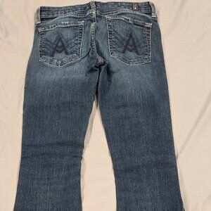 7 For All Mankind Jeans - Blue A Pocket - Blue Tags - Size 27